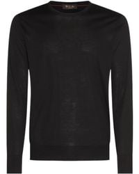 Loro Piana - Long-Sleeved Crewneck T-Shirt - Lyst