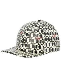 Roger Vivier - Geometric Pattern Printed Baseball Cap - Lyst