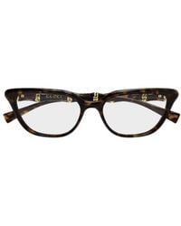 Gucci - Eyewear Cat-Eye Frame Glasses - Lyst