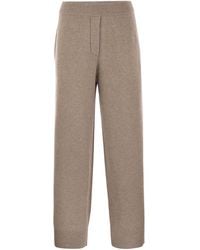 Brunello Cucinelli - Rib-Knit Track Pants - Lyst