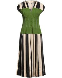 Tory Burch - Striped Short Sleeve Dress - Lyst