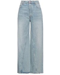 Ganni - Denim Trousers - Lyst