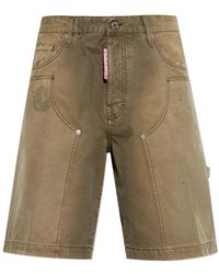 DSquared² - Garment Dyed Carpenter Shorts - Lyst