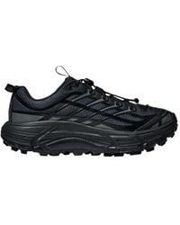 Hoka One One - Round Toe Lace-Up Sneakers - Lyst