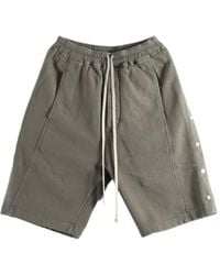 Rick Owens - Drawstring-Waist Knee-Length Shorts - Lyst