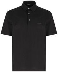 ZEGNA - Short-Sleeve Piqué Polo Shirt - Lyst