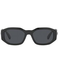 Versace - Eyewear Rectangular Frame Sunglasses - Lyst