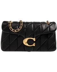 COACH - Tabby 26 Logo Plaque Quilted Crossbody Bag - Lyst
