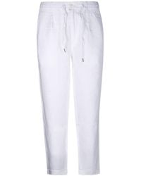 Ralph Lauren - Drawstring Linen Pants - Lyst