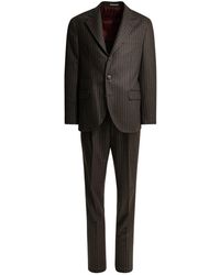 Brunello Cucinelli - Pinstripe Single-Breasted Suit - Lyst
