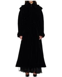 Jean Paul Gaultier - Hooded Trench Coat With A Lapel Collar - Lyst