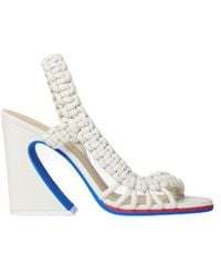 Fendi - Arc Braided Heeled Sandals - Lyst