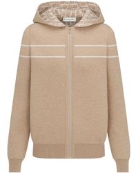 Dior - Reversible Zipped Cardigan With Hood - Lyst