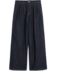 Max Mara - 'S Logo Patch Straight Leg Jeans - Lyst