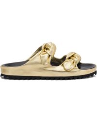 Officine Creative - Knotted Double-Strap Sandals - Lyst