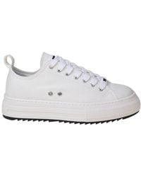 DSquared² - Round Toe Platform Sneakers - Lyst