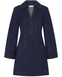 Veronica Beard - Raymond Denim Mini Dress - Lyst