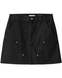 Carhartt - Logo-Patch Mini Skirt - Lyst