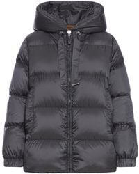 Max Mara - Waterproof Canvas Down Jacket - Lyst