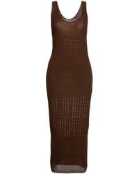 Max Mara - Maxi Dress Cotton, Polyamide - Lyst