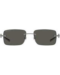 Gucci - Eyewear Rectangular Frame Sunglasses - Lyst
