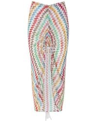 Missoni - Pleated Midi Skirt - Lyst