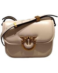 Pinko - Love Birds Foldover-Top Shoulder Bag - Lyst