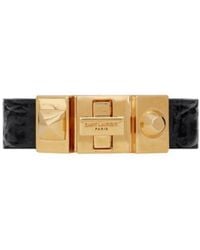 Saint Laurent - Studded Closure Bracelet - Lyst