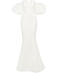 Rebecca Vallance - Bridal Genevieve Off-Shoulder Crepe Gown - Lyst
