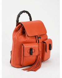 Gucci - Grain Logo Backpack - Lyst