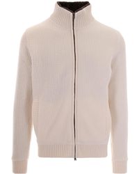 Herno - Zipped Cardigan - Lyst