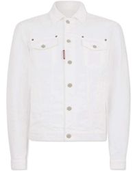 DSquared² - Buttoned Denim Jacket - Lyst