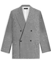 Amiri - Sequin-Embellished Double-Breasted Blazer - Lyst