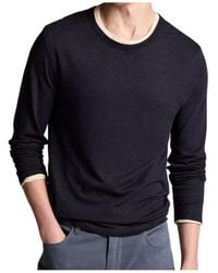 Vince - Double-Layer T-Shirt - Lyst