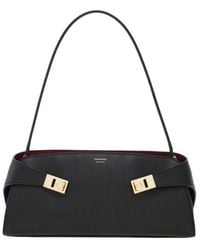 Ferragamo - East-West Hug Shoulder Bag - Lyst
