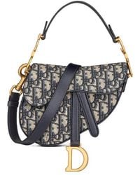 Dior - Mini Saddlebag With Strap - Lyst