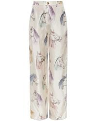 Moschino - Casual Trousers With Belt Loops - Lyst