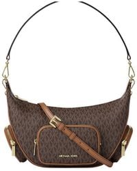 Michael Kors - Merritt Medium Signature Logo Convertible Shoulder Bag - Lyst