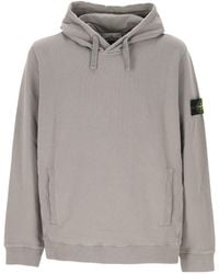 Stone Island - Drawstring Hooded Sweatshirt - Lyst