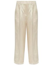 AllSaints - Helena Wide-Leg Pants - Lyst