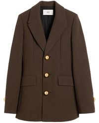 Ami Paris - Ami Single-Breasted Tailored Blazer - Lyst
