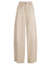 Brunello Cucinelli - Mid-Waisted Wide-Leg Jeans - Lyst