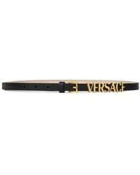 Versace - Logo-Lettering Buckle Belt - Lyst