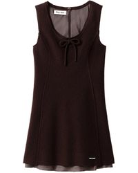 Miu Miu - Felted Wool Dress - Lyst
