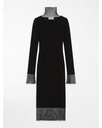 Sportmax - Long-Sleeved Wool Dress - Lyst