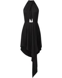 Stella McCartney - Cut-Out Sleeveless Asymmetric Dress - Lyst