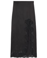 Valentino - Lace Detailed Long Skirt - Lyst