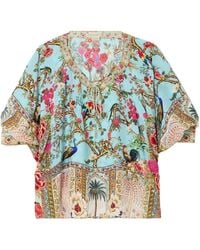 CAMILLA - Silk Printed Shirt - Lyst