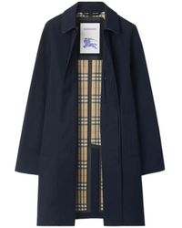 Burberry - Long Sleeved Button-Up Coat - Lyst