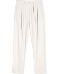Lemaire - Pleated Wide-Leg Pants - Lyst